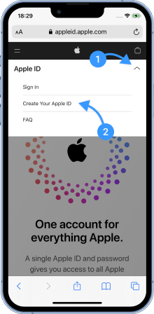 If an error occurs, create a new account by going to the appleid.apple.com website. When registering a new account, specify Uzbekistan as the country.