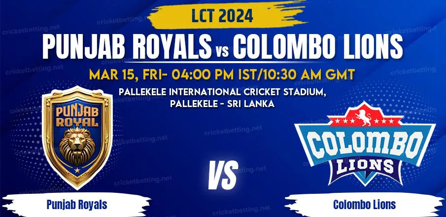 Punjab-Royals-vs-Colombo-Lions-Prediction-Tips