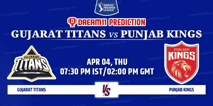 Gujarat Titans vs Punjab Kings Match 17 IPL 2024