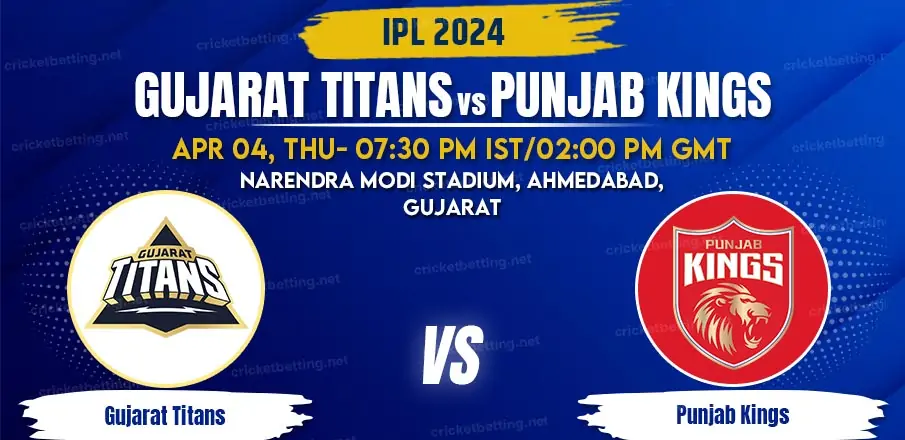 Gujarat Titans vs Punjab Kings T20 Match Prediction
