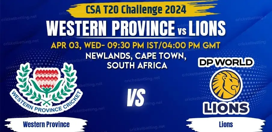 Western Province vs Lions Match Prediction